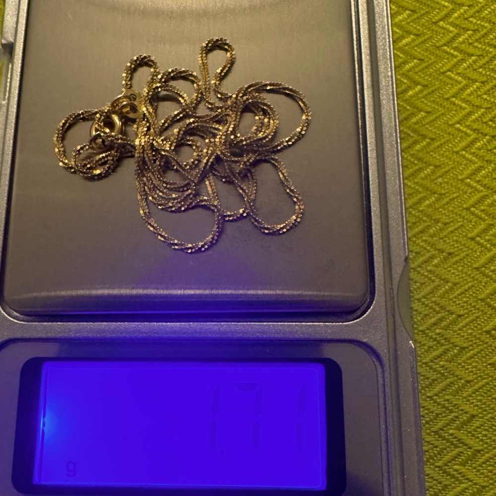 Italian pure 14k gold 18” chain - Picture 7 of 7